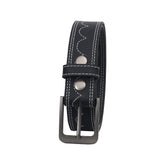 Wyoming Bison Leather Belt