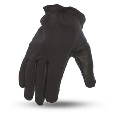 2 Tone Roper Men's Motorcycle Leather Gloves Men's Gloves First Manufacturing Company Black Neoprene XS
