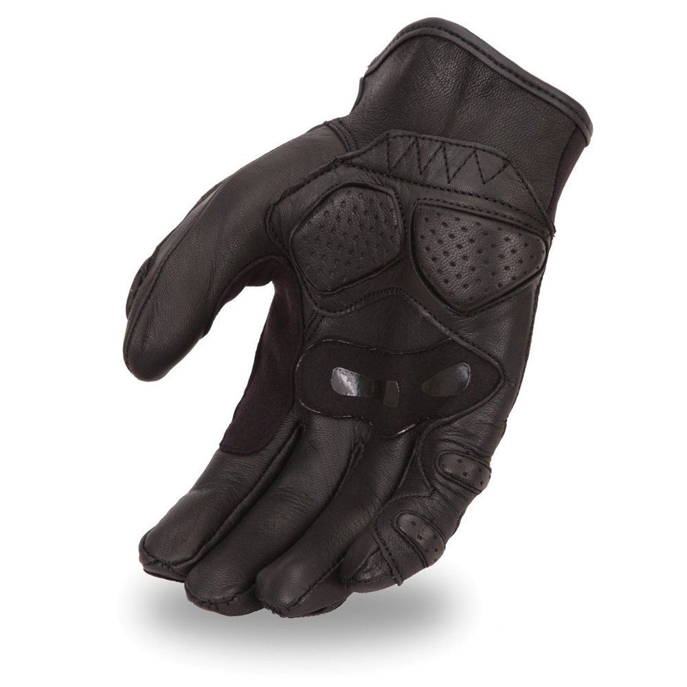 Blitz Men's Leather Motorcycle Gloves Men's Gloves First Manufacturing Company