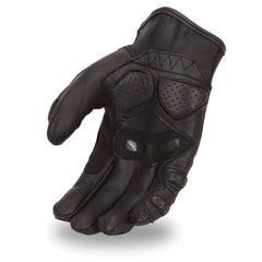 Blitz Men's Leather Motorcycle Gloves Men's Gloves First Manufacturing Company