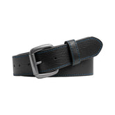 FULL GRAIN WITH CUSTOM STITCH BELTS Belt First Manufacturing Company Blue 32