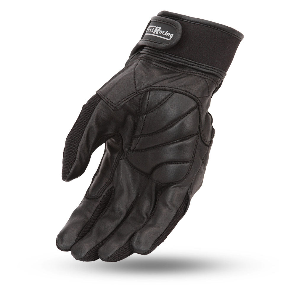 Hurricane Men's Motorcycle Leather Gloves Men's Gloves First Manufacturing Company