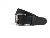 Leather Belt 1 1/2" Belt First Manufacturing Company Black 32
