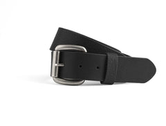 Leather Belt 1 1/2" Belt First Manufacturing Company Black 32