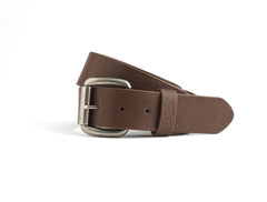Leather Belt 1 1/2" Belt First Manufacturing Company Brown 32