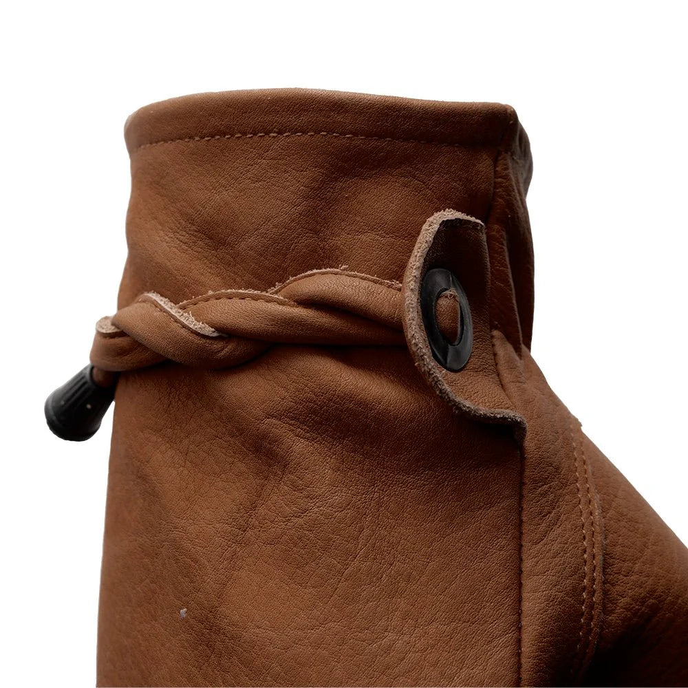 Ranch Men's Motorcycle Leather Gloves Men's Gloves First Manufacturing Company