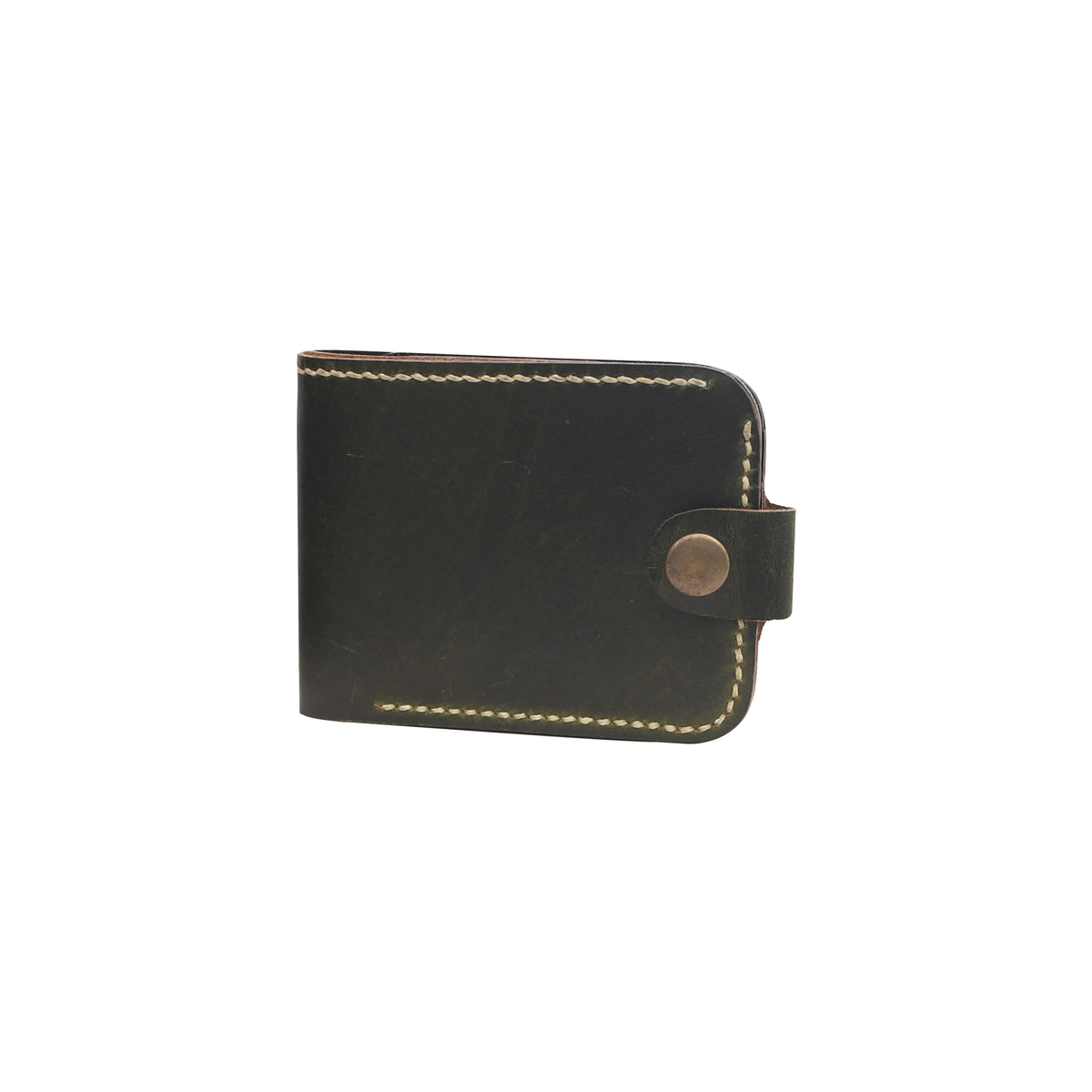Bifold Wallet - Vegetable Tanned Leather Forest Green