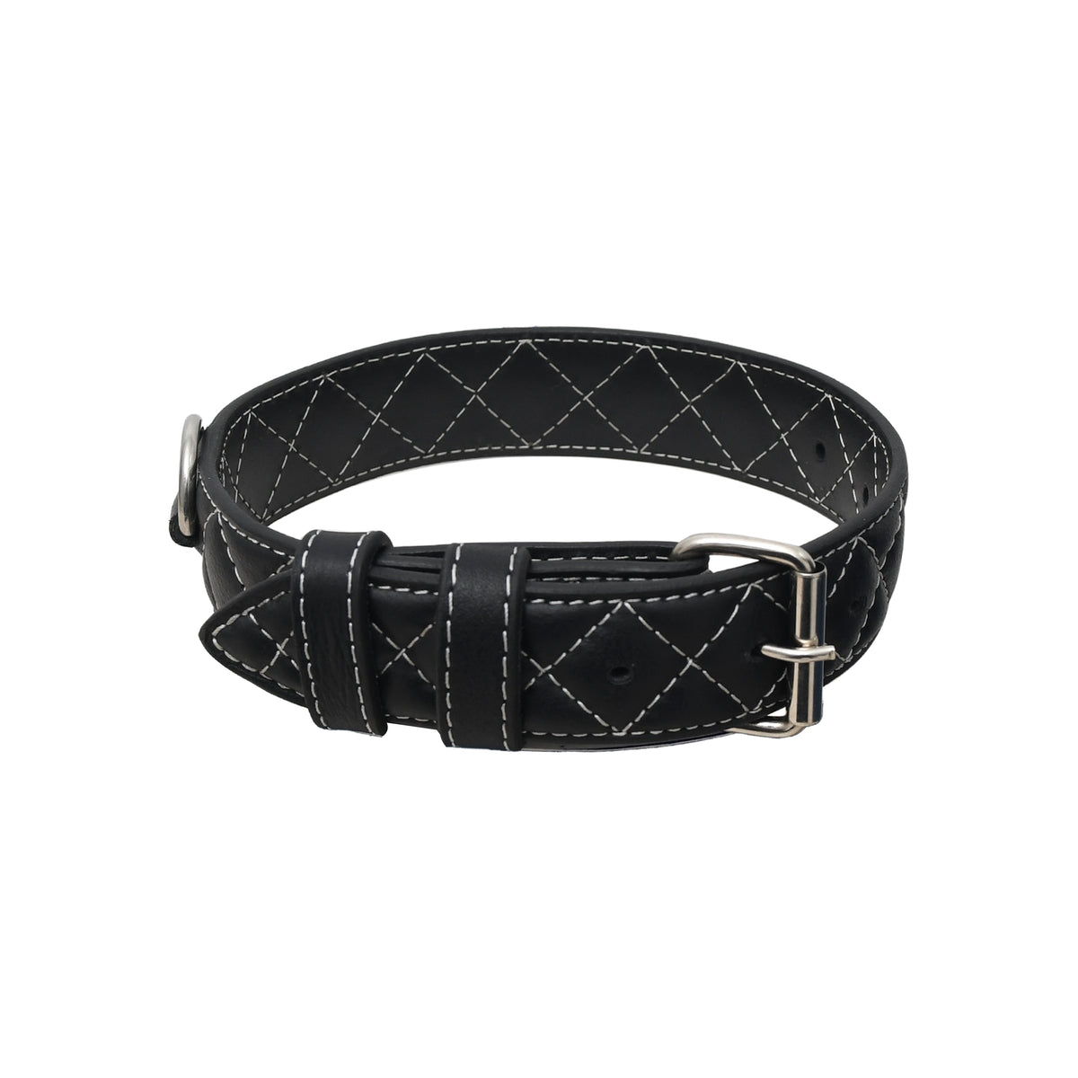 Personalized Leather Small Dog Collar